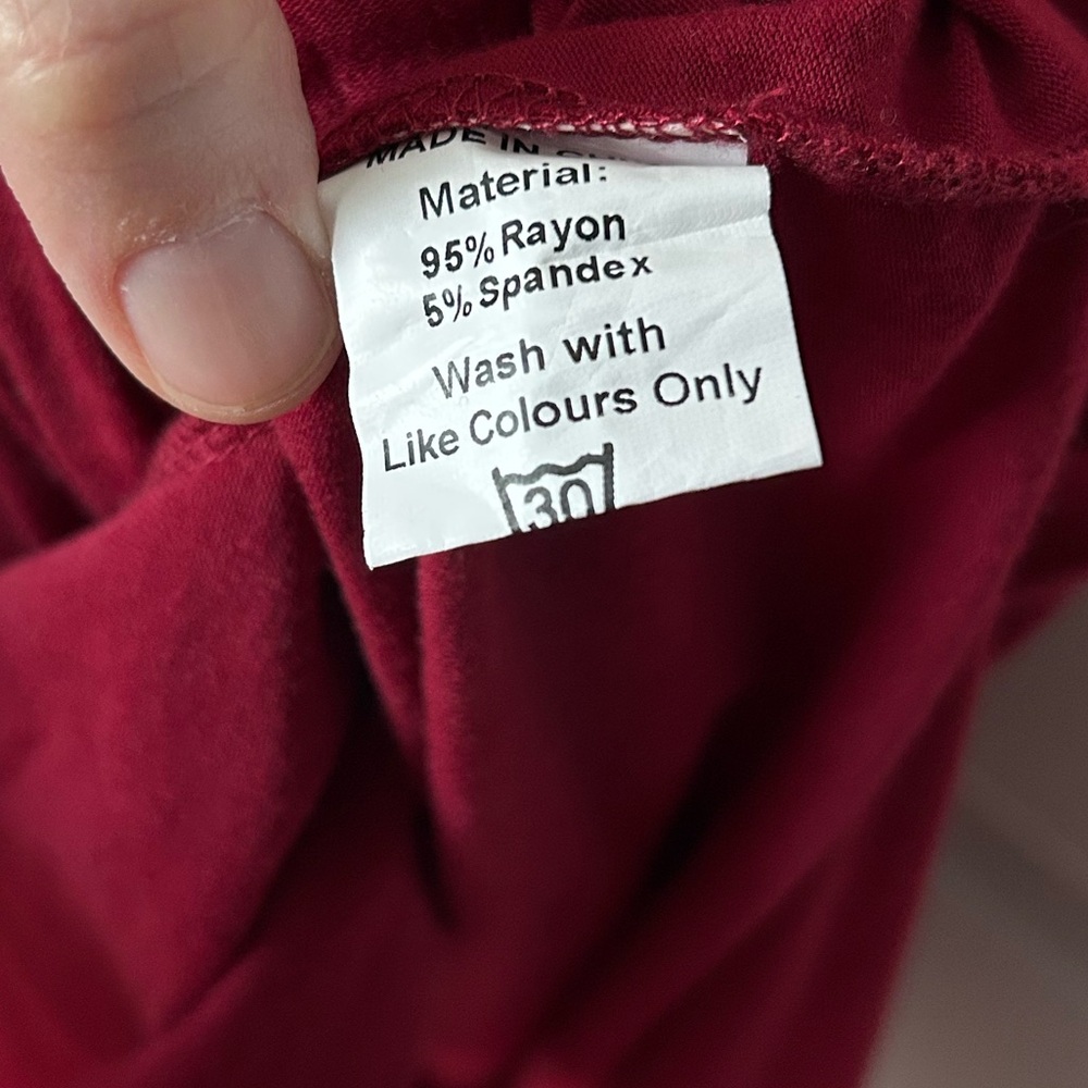 Verabendi Off the Shoulder Summer Long Burgundy Red Dress Size 8/10 - Picture 3 of 11